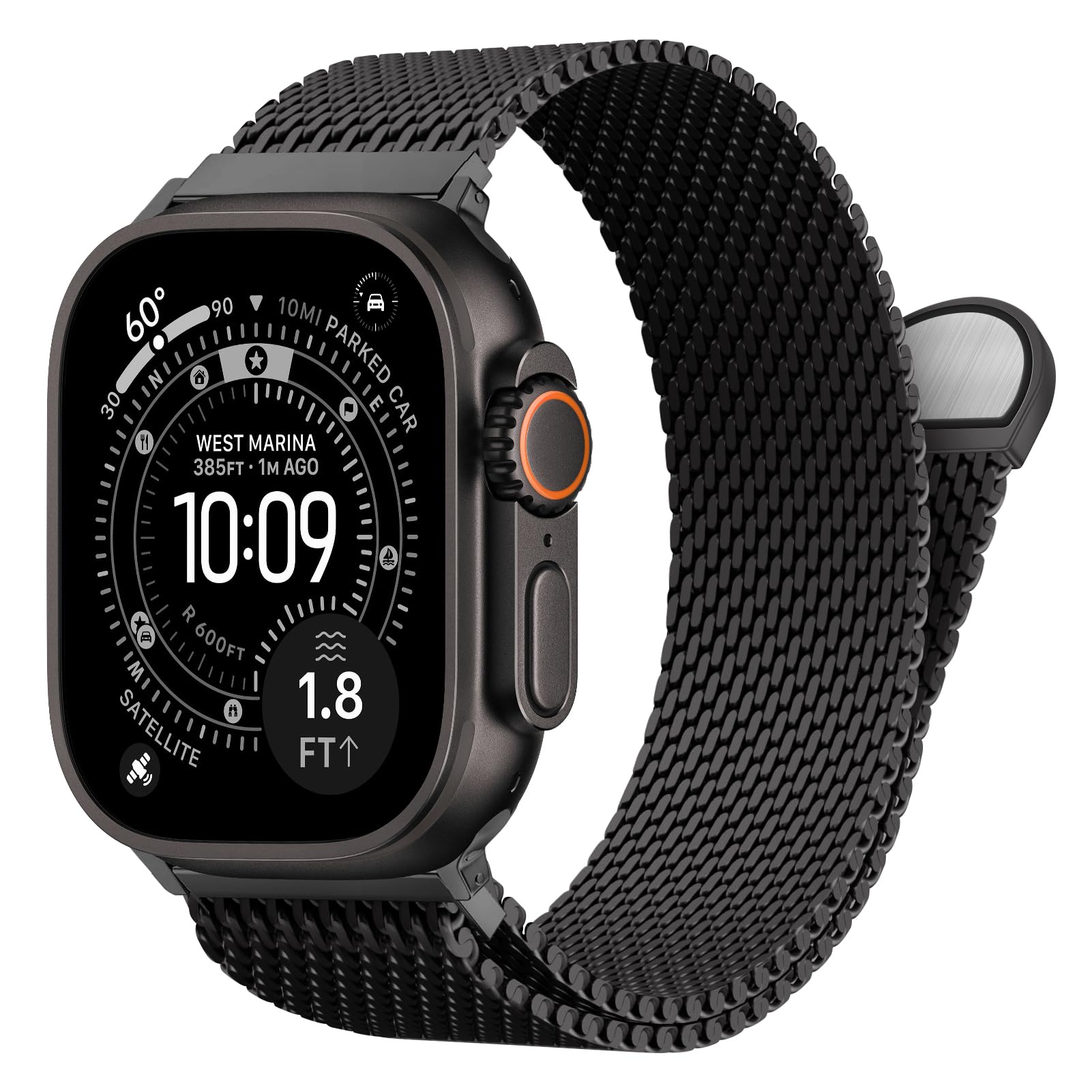 Dikke metalen band voor Apple  - Mesh Coil Strip recensie en prijs