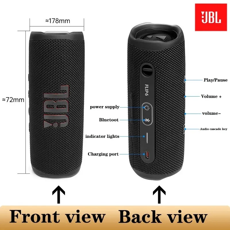 JBL FLIP6 Cilindervormige Blue - Jbl Speaker Flip 6 recensie en prijs